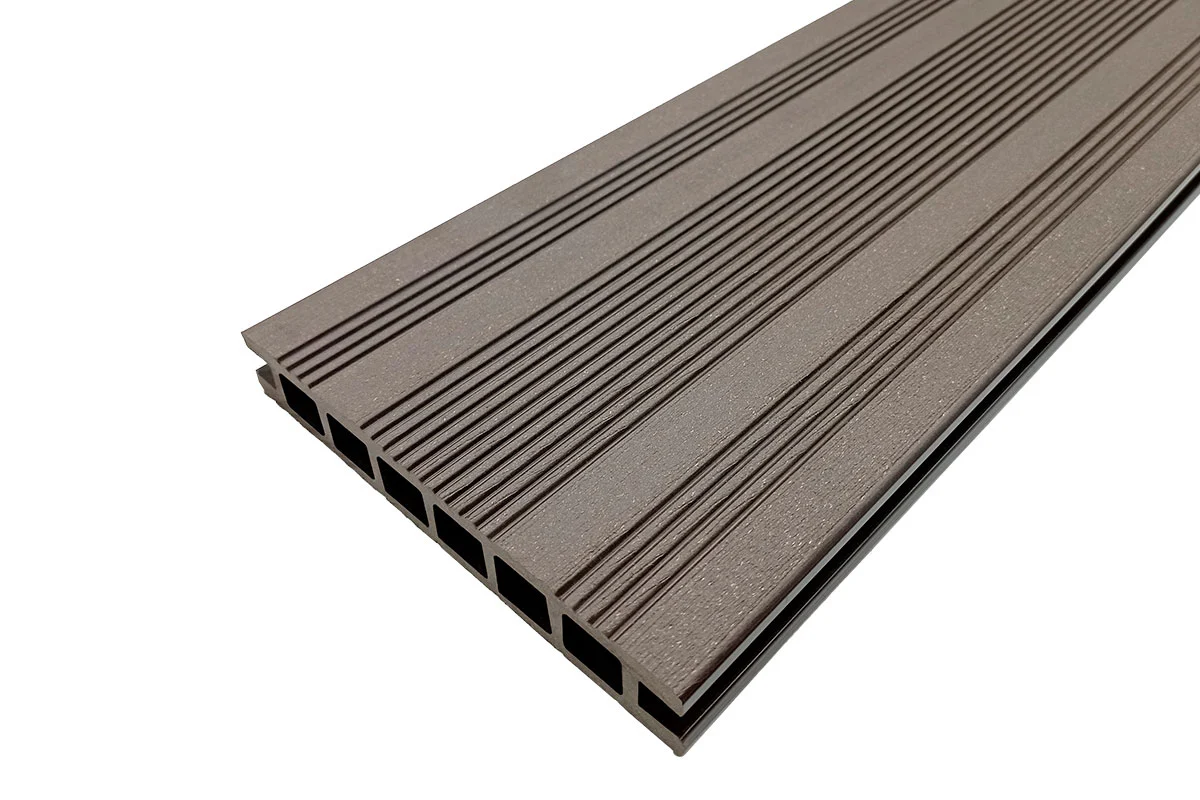 Доска пластиковая террасная композитная Ecodeck (Экодек), 165*23,5